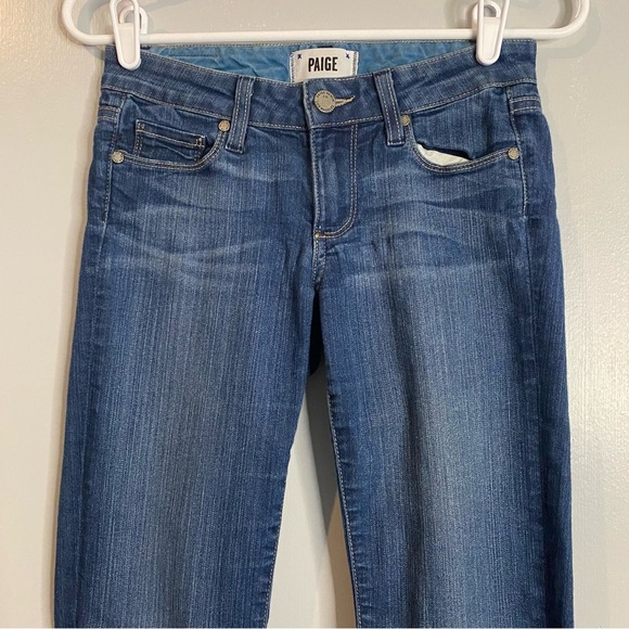 Paige Skyline Bootcut Dark Wash Jeans in Size 24 - Picture 5 of 7